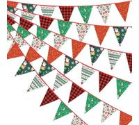 Nylon Wavy Flag Garland 10m Waterproof Outdoor(B)