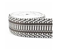 Nylon Webbing 3/5/8/10Meters 3/2'' 38mm Polyester Cotton Jacquard Webbing Tapes Bag Strap Belt Lace Ribbons Garment Sewing Decoration(Khaki,5Meters)