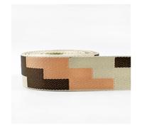 nylon Webbing Strap 2/4Meters 38mm Jacquard Nylon Webbing Tapes Ethnic Ribbon for Bag Strap Backpack Belt Bias Band DIY Luggage Sewing Accessories(RD050-03,38mm-4Meters)
