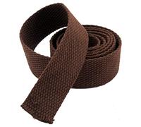Nylon Webbing Strap, Cotton Webbing Strap Multicolor Multiple Sizes Backpack Luggage Outdoor DIY Crafts(Coffee,25MM x 5Yards)