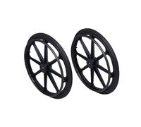 Nylon Wheelchair Rear Wheel, Pneumatic Wheel, Wear-resistant, Puncture-resistant, Manual Wheelchair Accessory, 2-pack