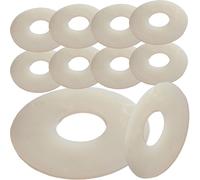 Nylon White Penny Washers Plastic M6 M8 M10 M12 (10, M6 x 18)