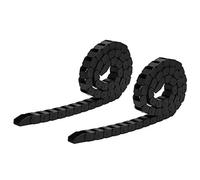 Nylon Wire Energy Chain Drag Cable Flexible Towline Carrier 2Pcs Set for CNC Machine Tools and Heavy Transport Equipment Durable Lightweight Protective Cable Management Solution