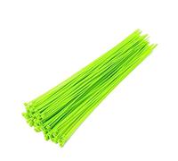 Nylon Zip Ties, Cable Ties 100 Pcs Multicolor Nylon Self-Locking 3x100-200mm 4x150-200mm(Pale Green,3x200mm)