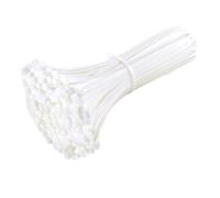Nylon Zip Ties, Nylon Cable Ties Self-Locking Pack of 100 White Black 1.9-3.6mm X 100-150mm(White,2.8mmx150mm)