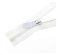 Nylon Zipper, Zip Clothing Zippers for Sewing Jacket Black Sleeping Bag Tent Accessories Zipper 70-100cm(White,80cm)