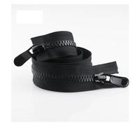 Nylon Zipper, Zip Clothing Zippers for Sewing Jacket Black Sleeping Bag Tent Accessories Zipper 70-100cm(Black,90cm)