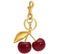 Nylry Cherry Keychain & Bag Charm - Cute Cherry Accessories for Women - Gift, One Size, Metal, Resin