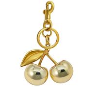 nylry Cherry Keychain Cherry Bag Charm Purse Charms for Handbags Cute Keychain Cherry Accessories for Women Cherry Charm Gift, Bronze Gold, One Size