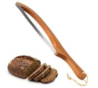 Nymblis Bread Knife, Sourdough Bread Slicer Cutter, Manual Serrated Bread Bow Knife, for Bakers Cutting Homemade Bread Scone Fruit Baguettes