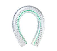 NYMFEA yaoqijie 1m Air Conditioning Fresh Air System Pvc Transparent Steel Wire Hose Corrugated Pipe Suction Pipe Threaded lasting (Size : Od25 id19)