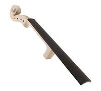 NYMFEA yaoqijie 1pc Unfinished White Violin Neck And Fingerboard/Fretboard Full Size 4/4 Unvarnished Violin Head lasting
