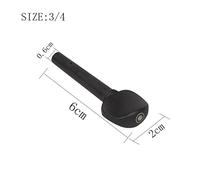 NYMFEA yaoqijie 4/4 3/4 1/2 1/4 1/8 Violin 4 Pcs With Fish Eye String Shaft Ebony String Fitting lasting (Color : 3 4)