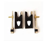 NYMFEA yaoqijie Wholesale 5 sets of ebony violin 4/4 bow frog fully lined nickel silver parts accessories lasting