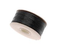 Nymo Nylon Beading Thread Size D for Delica Beads - Black 64 Yards (58 Meters)