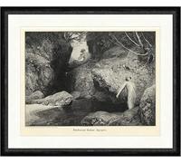 Nymph Ferdinand Keller Roman Mythology Nature Spirit Faksimile_A 1866 Framed