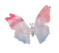 Nymph Headwear Pearls Hair Clip Fairy Butterfly-Nymph Headwear Vintage Photography Party Bride Wedding HeadPieces Moving Butterfly- Hair Clips For Women
