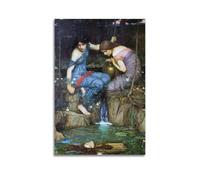 Nymphs Finding The Head of Orpheus by John William Waterhouse Painting Poster Print Photo Art Canvas Home Decorative Bedroom Modern Decors 20x30inch(50x75cm)