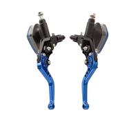 Nymzooi Folding Clutch Brake Lever Motorcycle for Master Cylinder Reservoir Dual Hydraulic Brake Clutch Lever for Sport Street Bike