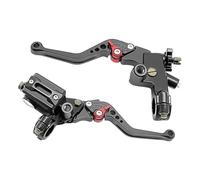 Nymzooi Folding Clutch Brake Lever Universal Motorcycle 7/8'' CNC Brake Clutch for Master Cylinder Lever Set Reservoir