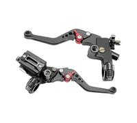 Nymzooi Folding Clutch Brake Lever Universal Motorcycle 7/8'' CNC Brake Clutch for Master Cylinder Lever Set Reservoir