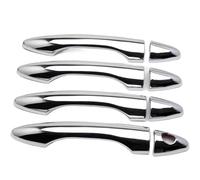 Nymzooi Side Door Handle Car Outer Door Handle for Hyundai for Tucson Ix35 2010-2013 ABS Cover Trims Side Catch Frame(A)
