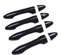 Nymzooi Side Door Handle Car Outer Door Handle for Hyundai for Tucson Ix35 2010-2013 ABS Cover Trims Side Catch Frame(D)