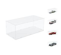 Nynelly 3mm Thick Acrylic Display Case for Lego Peugeot 42156 for Lego Technic Car 76328 42125 42096 21054 for Lego Car Display Case for Model Car Assemble Dustproof Clear Display Box(White)