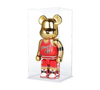 Nynelly 75 cm Tall Acrylic Display Case for Lego Space 10341 for Bearbrick 1000% Models Figures Dolls - Assemble Dustproof Thickened Clear Display Box Cabinet (White, 40x30x75 cm)