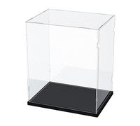 Nynelly Acrylic Display Case Collectibles, Clear Boxes Lego Harry Potter Hogwarts 75954,10243,41148, Assemble Countertop Box Dustproof Action Pop Figures, Black, 35x25x40 cm / 13.8x9.8x15.7 inch