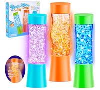 NYOBABE Sensory Toys for Autism & ADHD,3 Pack Light-Up Fidget Tubes for Kids and Adults,Sensory Lights for Stress & Anxiety Relief,Autism Equipment Special Needs Developmental Toys for Boys Girls