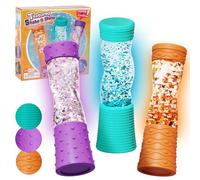 NYOBABE Sensory Toys for Autism & ADHD,Light-Up Fidget Tubes With Textured Silicone Sleeve for Kids & Adults,Sensory Lights for Stress&Anxiety Relief,Autism Equipment Special Needs Developmental Toys