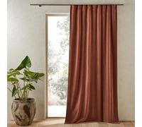 Nyodhi Stonewashed Velvet Curtain Sienna