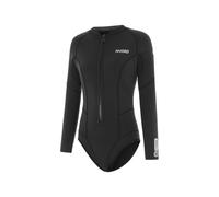 Nyord 2025 Womens Solu Yulex 2/2mm Long Sleeve Front Zip Spring Shorty Wetsuit - Black