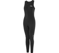 Nyord Womens Tempus 2/2mm Front Zip Long Jane Wetsuit - Black - Easy Stretch Breathable