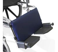 NYOrtho Wheelchair Leg Rest Pad, 16x9 Inches - Premium Vinyl Cover, Quick-Release Straps, Black
