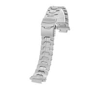 NYPTS Metal Strap Compatible With GA-2100 GM2100 GBM-2100 Watchband Bracelet Suitable For Daily Wear(Silver)