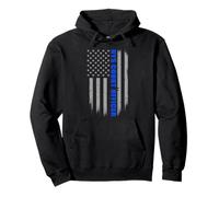 NYS Court Officer - Thin Blue Flag Pullover Hoodie
