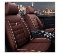 NYSAASDST 5 Seat Car Covers For Hyundai I30 Ix25 Ix35 Ix45 For Genesis For Kona For Ioniq H For Rio For Tucson Full Coverage Leatherette Cover Seat Protector(Coffee,Standard)
