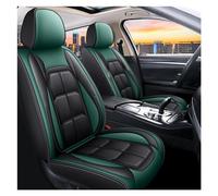 NYSAASDST Car Accessories For Fiat For Pailo For Bravo Pu Leather Car Seat Cover Auto Accessories Interior Details Waterproof(Black Green 5 Seat A)