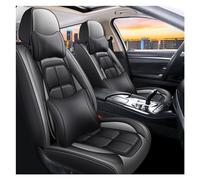 NYSAASDST Car Accessories For Seat For Altea Xl Pu Leather Car Cover Auto Accessories Interior Details Waterproof(Black Gray 5 Seat B)
