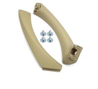NYSAASDST Car Door Handle for BMW 3 Series E90 E91 E92 316i 318i 320 325 328i 2005-2012 Interior Door Handles Car Interior Inside Handle(Beige R)