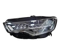 NYSAASDST Car Head Lamp Full LED Headlight Headlights LED DRL With Dynamic Turn Signal Assembly For For A6 For A6L C7 2012-2015 Transparent Lampshade(Silver)