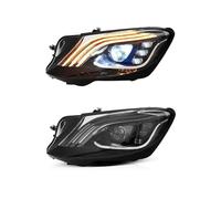 NYSAASDST Car Head Lamp LED Headlight DRL Dynamic Turn Signal For Benz For S Class For W222 W223 For S320 S350 2014-2018 Transparent Lampshade