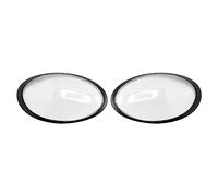 NYSAASDST Car Headlights Lampshade Car Front Headlight Lens Cover For For 911 For Targa/For Carrera Headlamp Shell Transparent Lampshade Black(Pair)