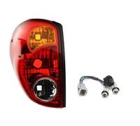 NYSAASDST Car Rear Light Assemblies 1 Pcs Car Rear Tail Light Brake Lamp With Wiring For Mitsubishi L200 2005-2016 Red Yellow Lens Signal Lighting TailLight Trailer Tail Light(LEFT red)