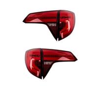 NYSAASDST Car Rear Light Assemblies 2Pcs Dynamic Turn Signal Tail Lights For HRV For HR-V 2014-2021 LED Tail Light Rear Lamp Trailer Tail Light(Red Cover B)