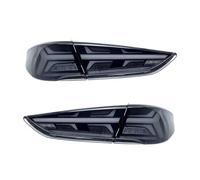NYSAASDST Car Rear Light Assemblies Car Flashing 2PCS Styling LED Tail Lamp+Turn Signal+Brake+Reverse Light For Hyundai For Sonata 9 2018-2019 Trailer Tail Light(Smoke Cover)