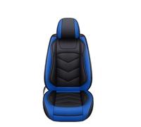 NYSAASDST Car Seat Cover Sets Car Seat Cover Leather For All Model For Fusion For Edge For Tourneo For Kuga For Mustang Car Seat Protectors(Black BLUE)