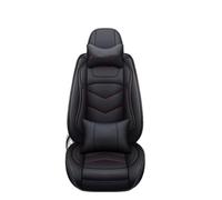 NYSAASDST Car Seat Cover Sets Car Seat Cover Leather For Captur For Logan For Kadjar For Trafic For Scenic Armrest For Megane Car Seat Cushion Protectors(Black)